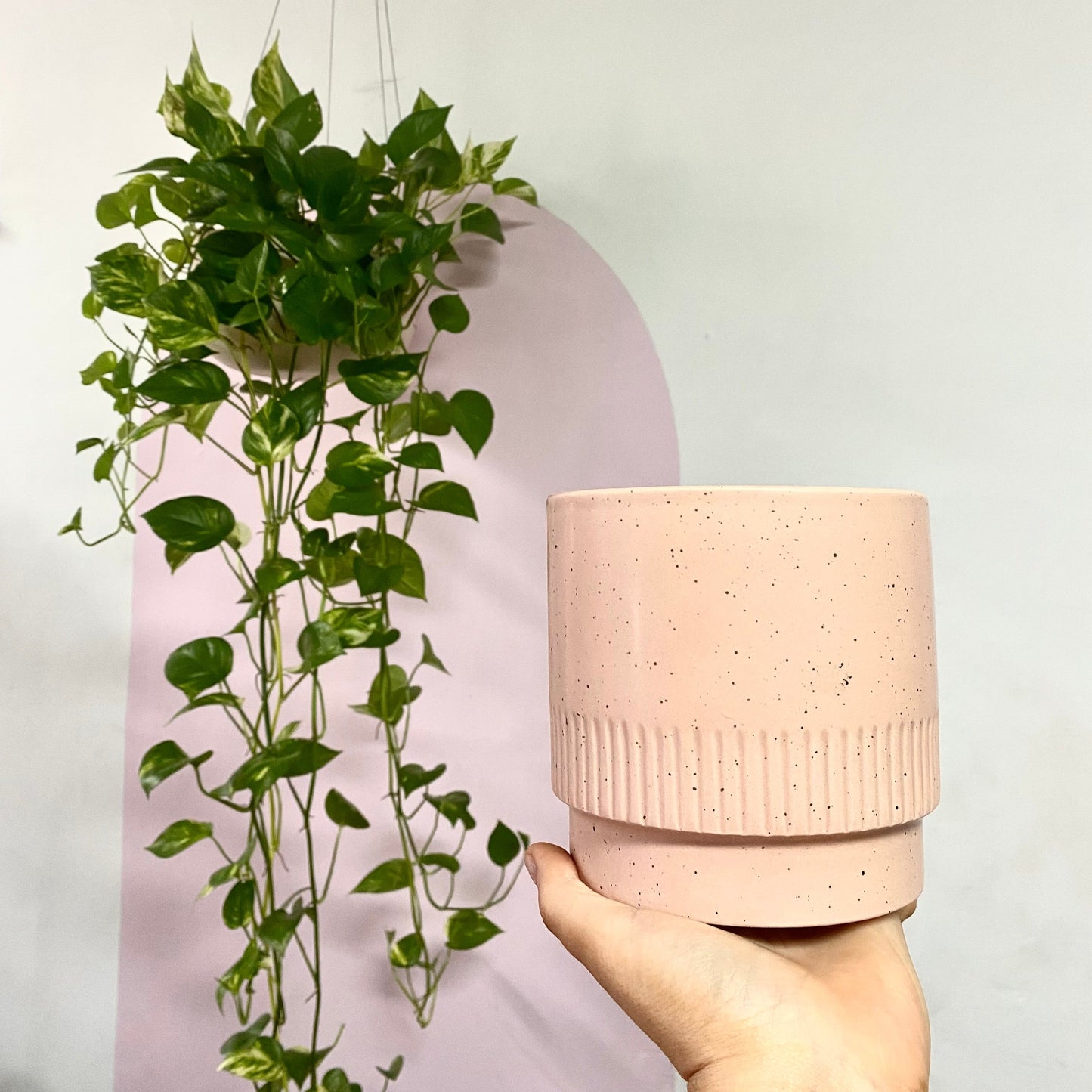 Deboss Ceramic Pot