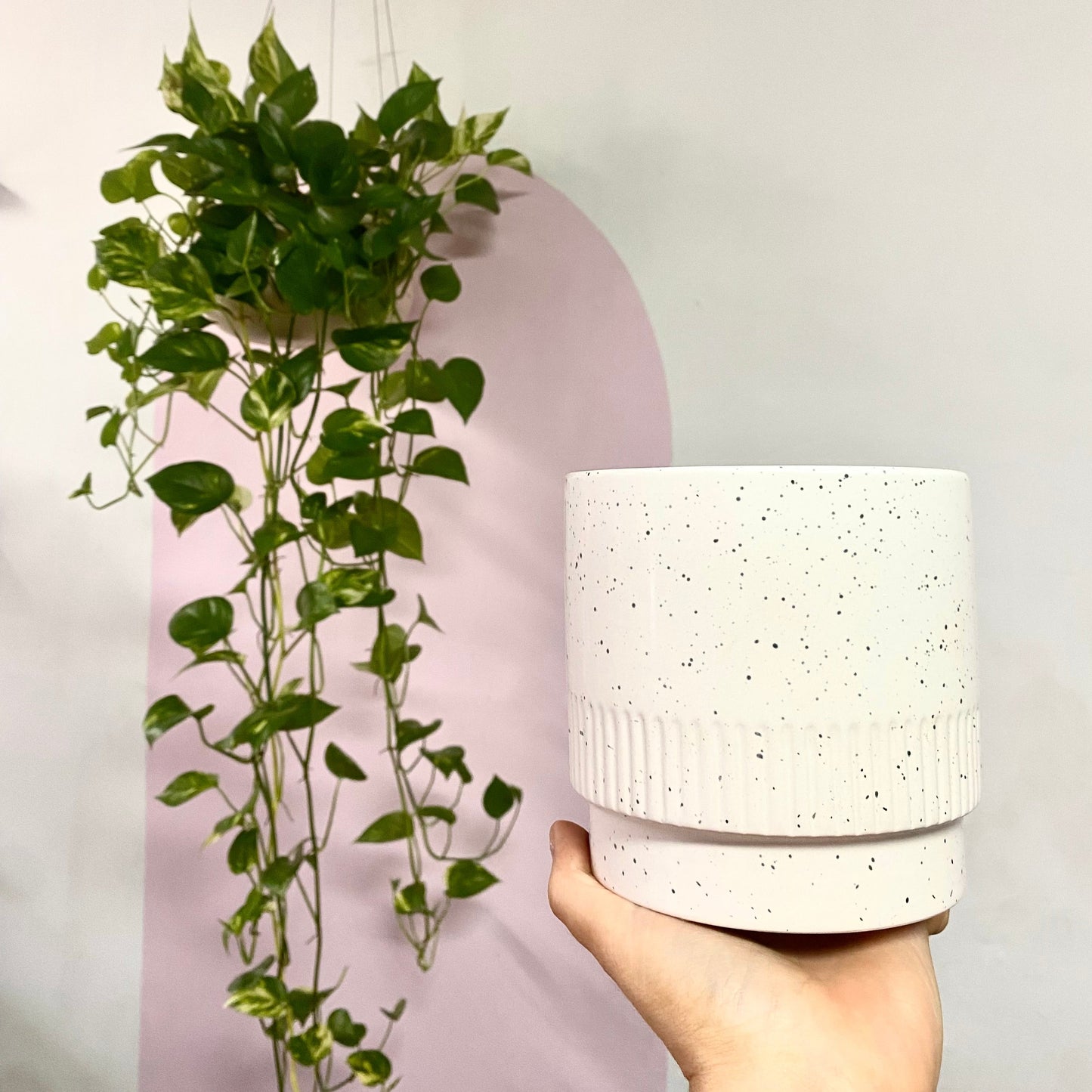 Deboss Ceramic Pot
