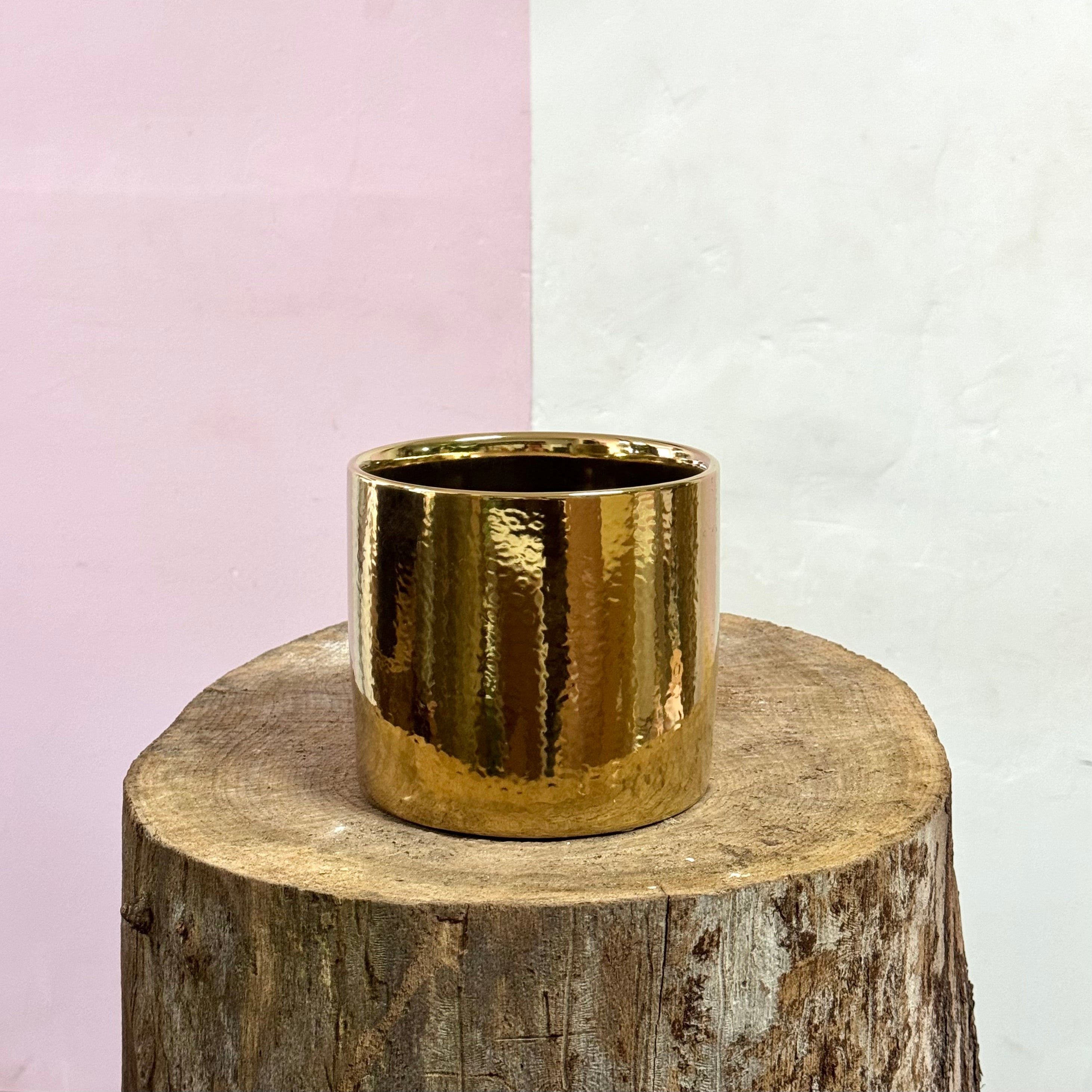 Brass Cylinder Pot