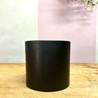 Ceramic Cylinder Pot - Black