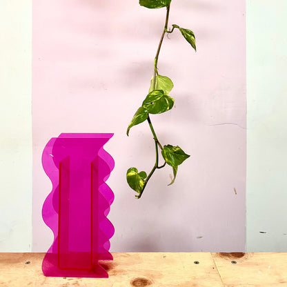 Acrylic Wave Vase