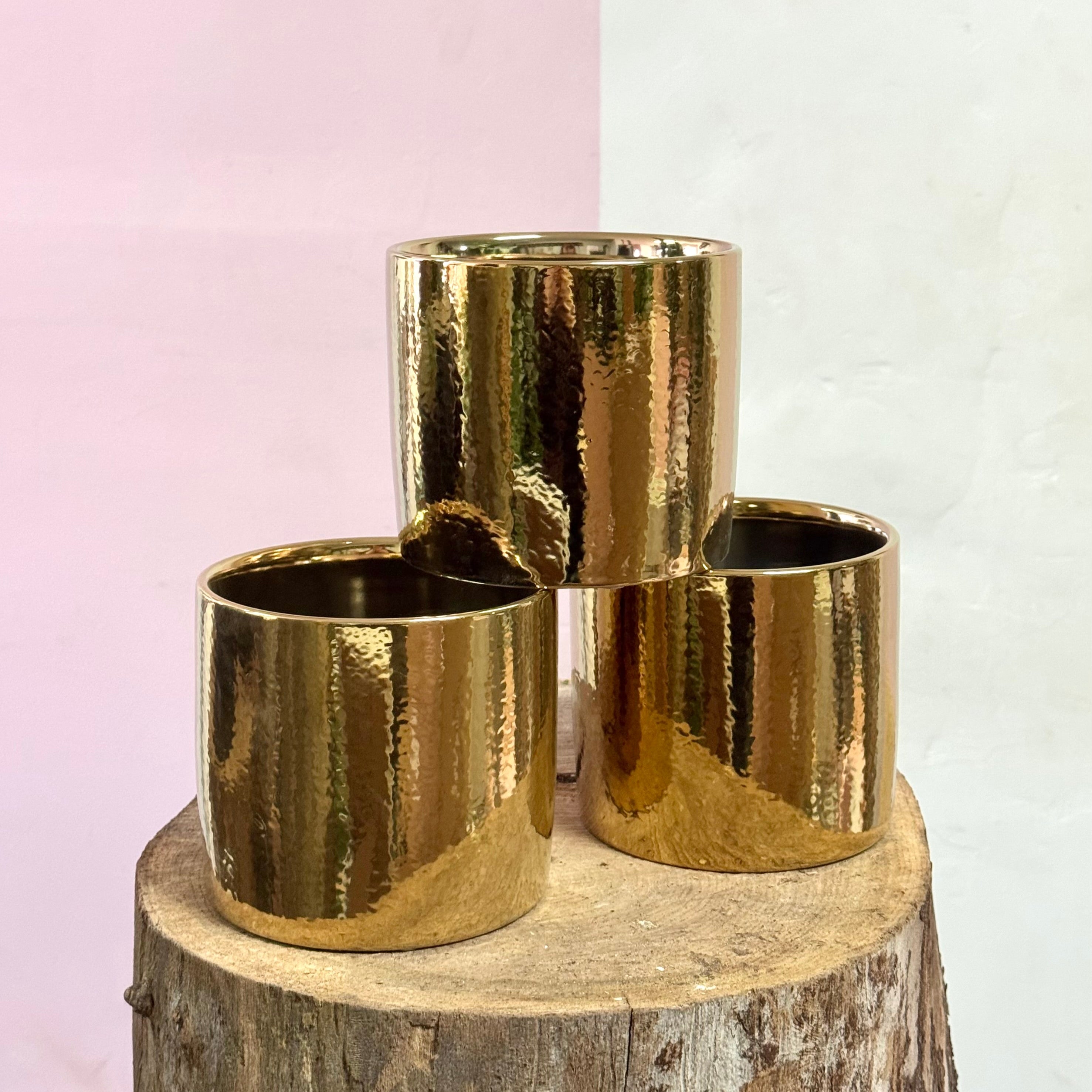 Brass Cylinder Pot