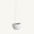 Alder Hanging Planter - White