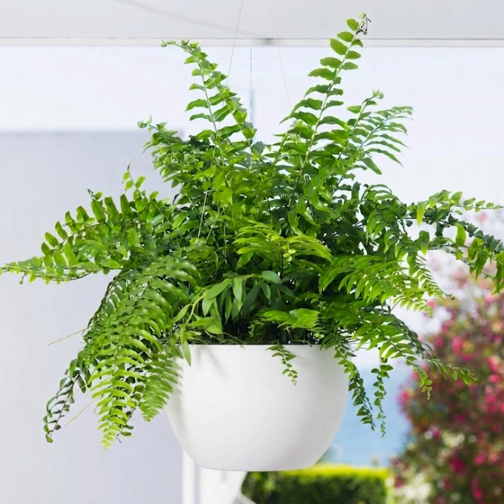 Alder Hanging Planter - White