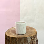 Cement Cylinder Pot – showing pot detail and finish