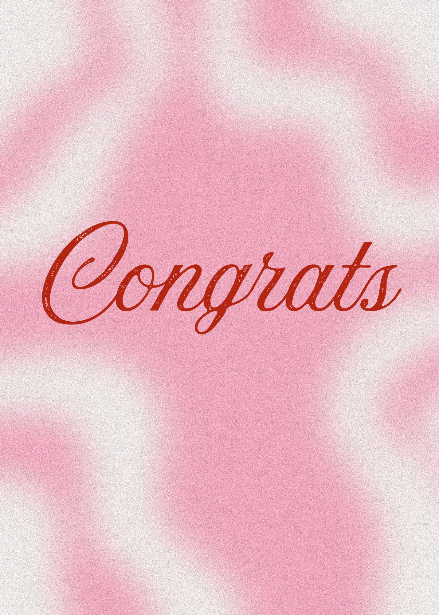 Congrats- Card
