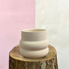 Ceramic Dune Pot - Cream