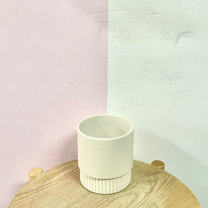 Deboss Ceramic Pot