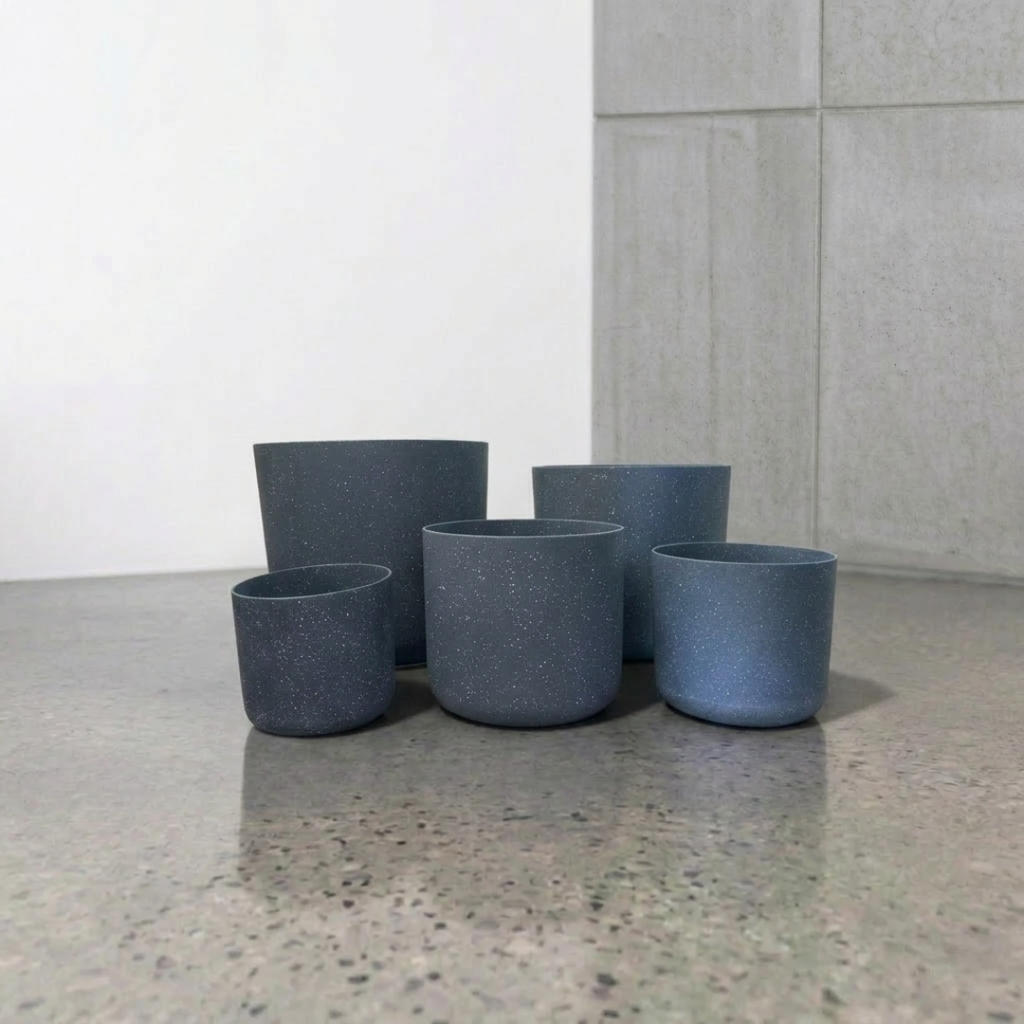 Mia Pot - Charcoal Speckle