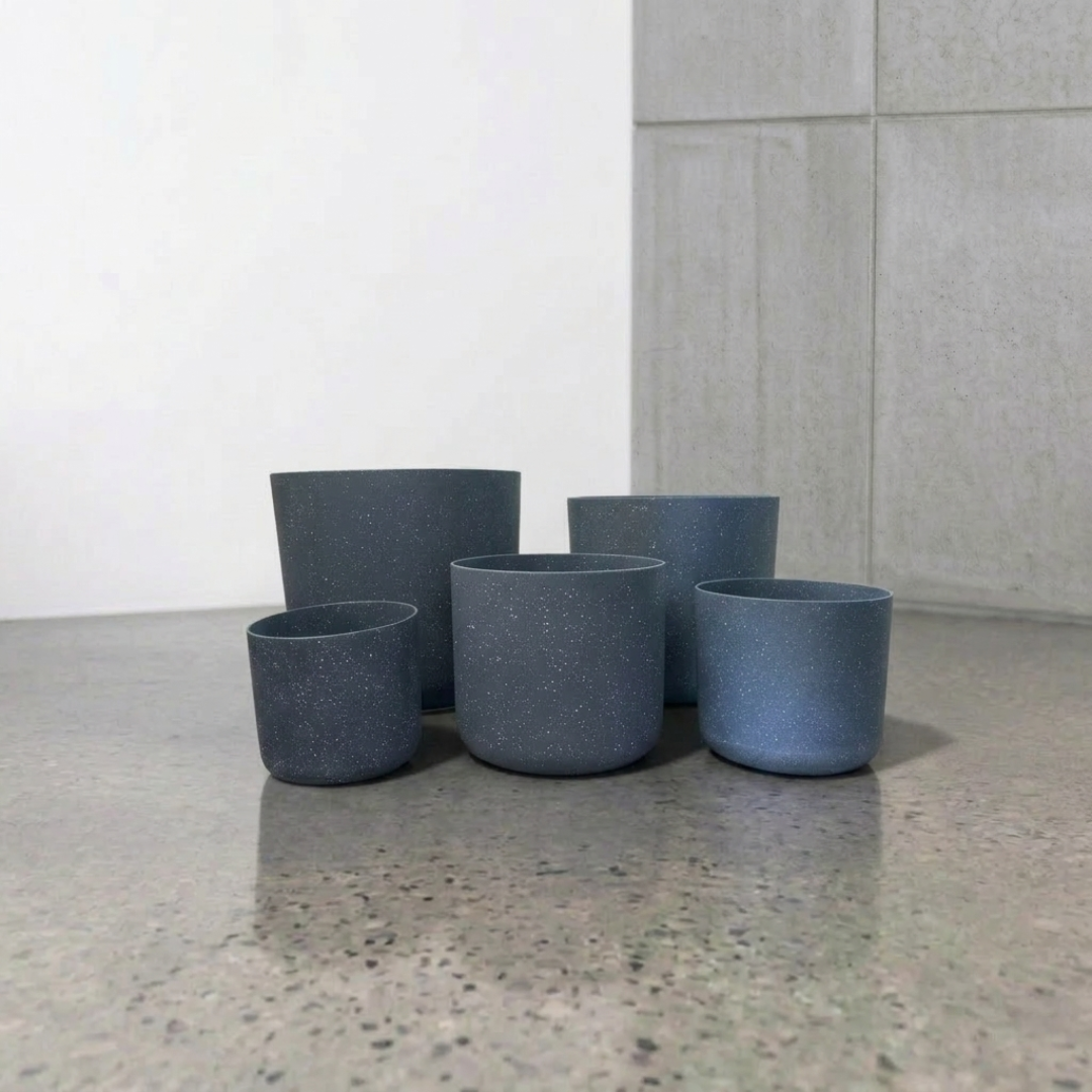 Mia Pot - Charcoal Speckle
