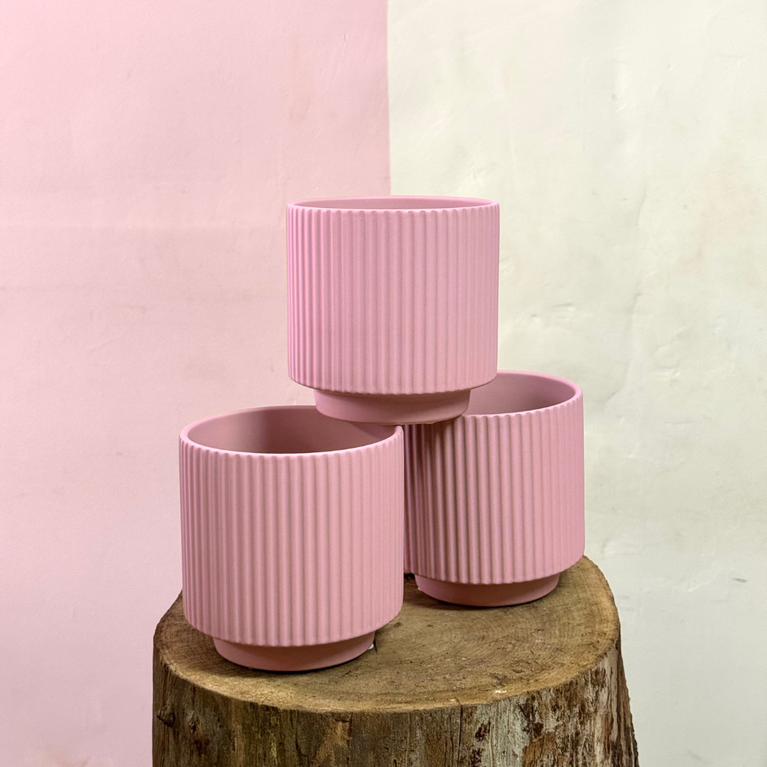 米克諾斯花盆 - 淺粉紅色