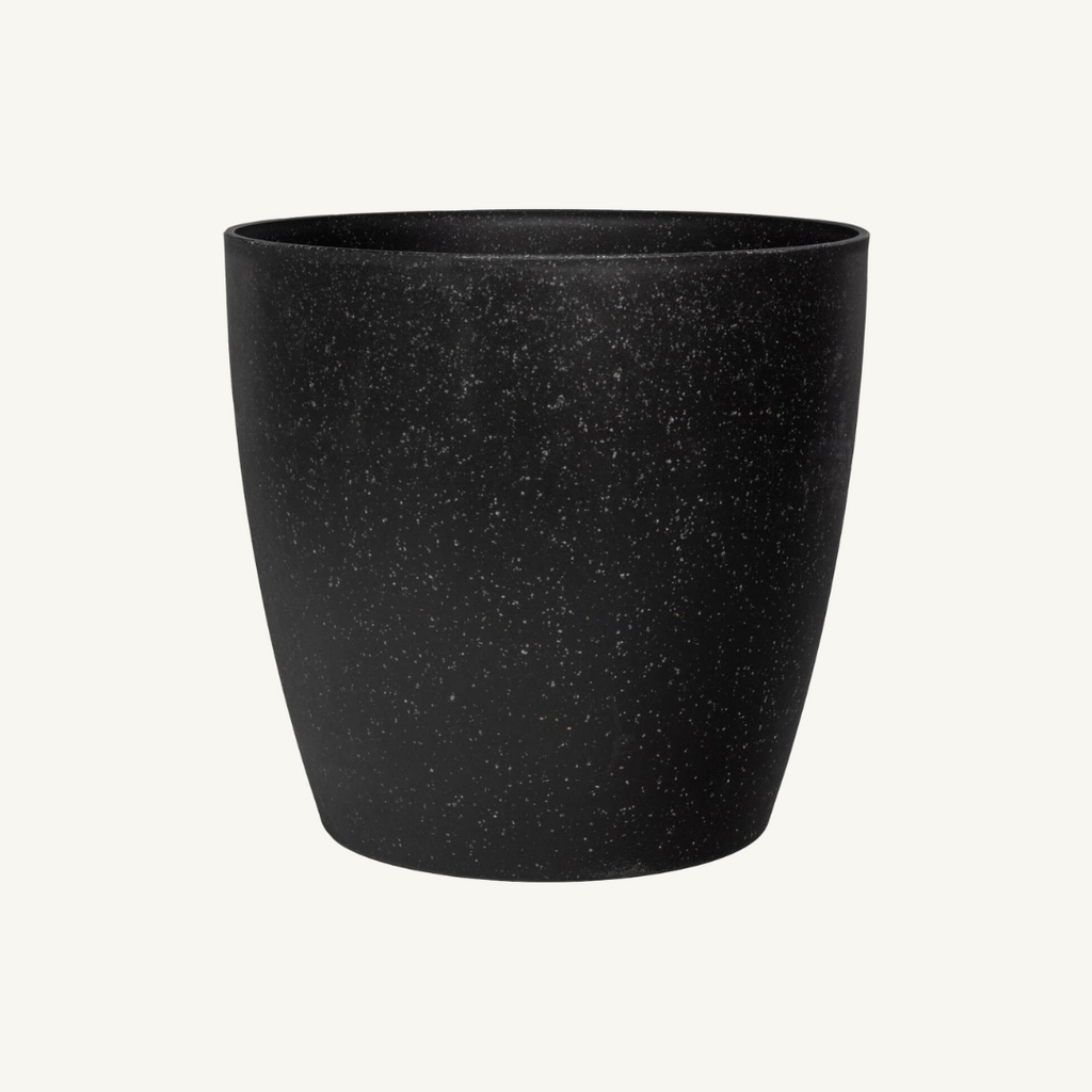 San Remo Pot - Black Terrazzo