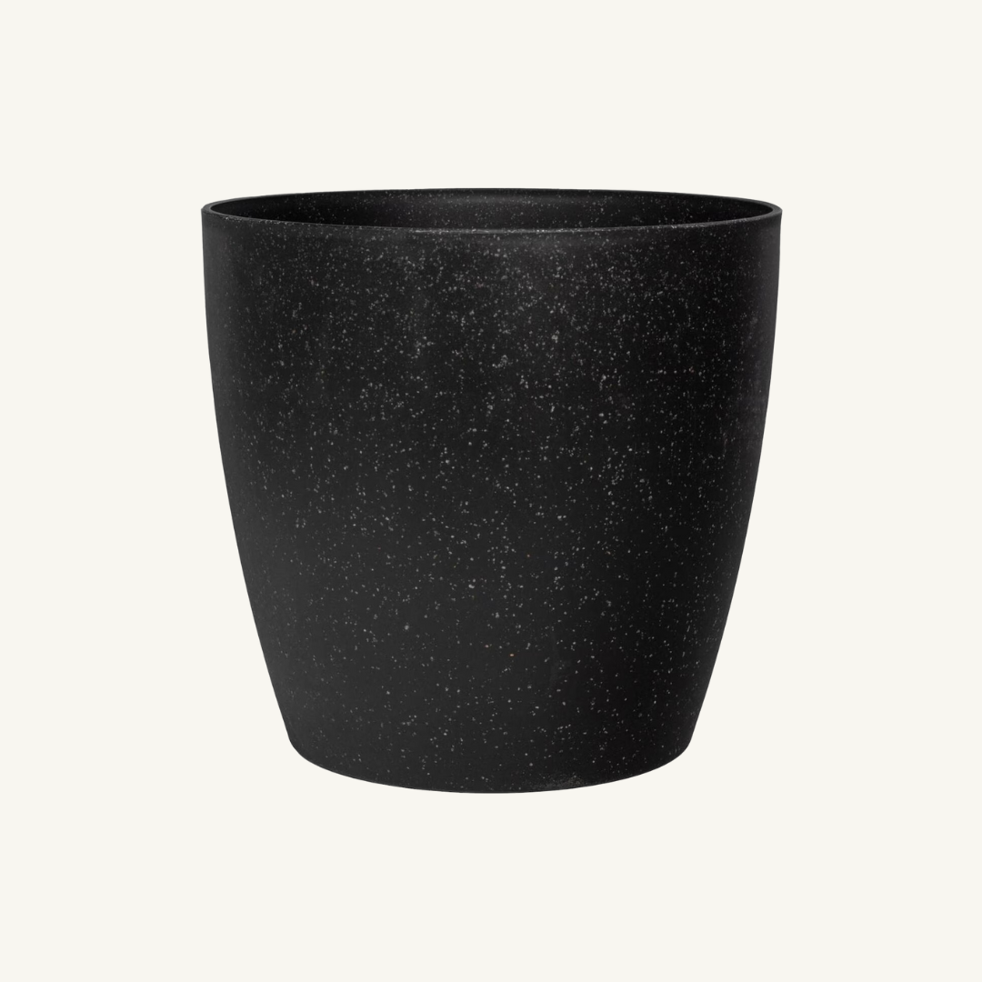 San Remo Pot - Black Terrazzo