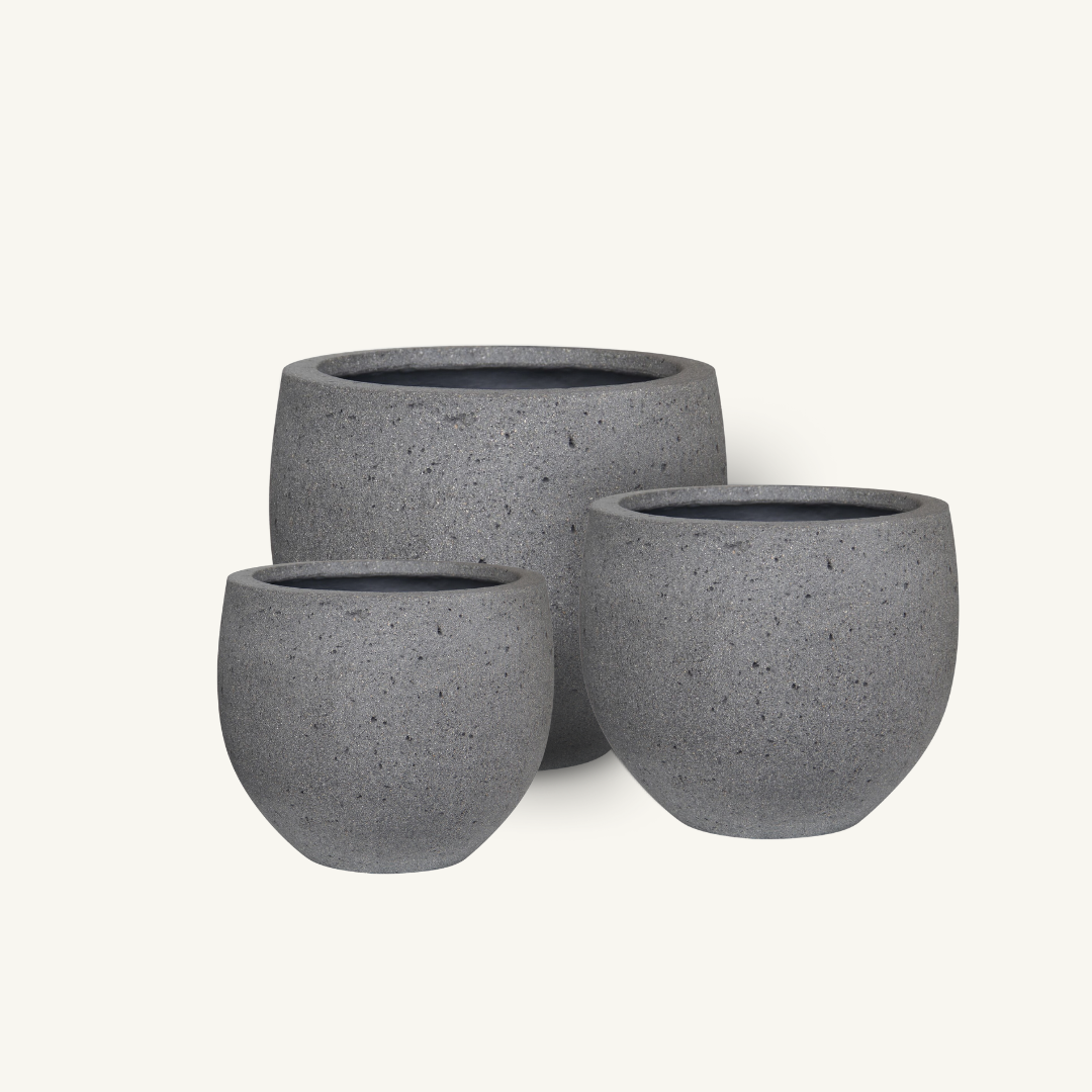 Olive Pot - Greystone