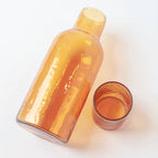 Handblown Glass Carafe -  Amber