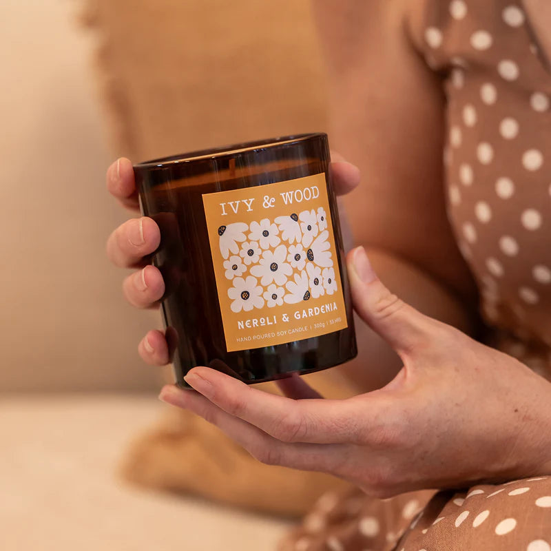 Ivy & Wood Candle - Neroli & Gardenia