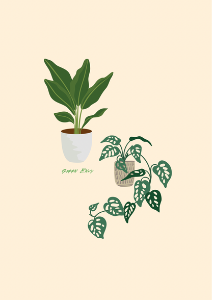 Plant Duo Greeting Card