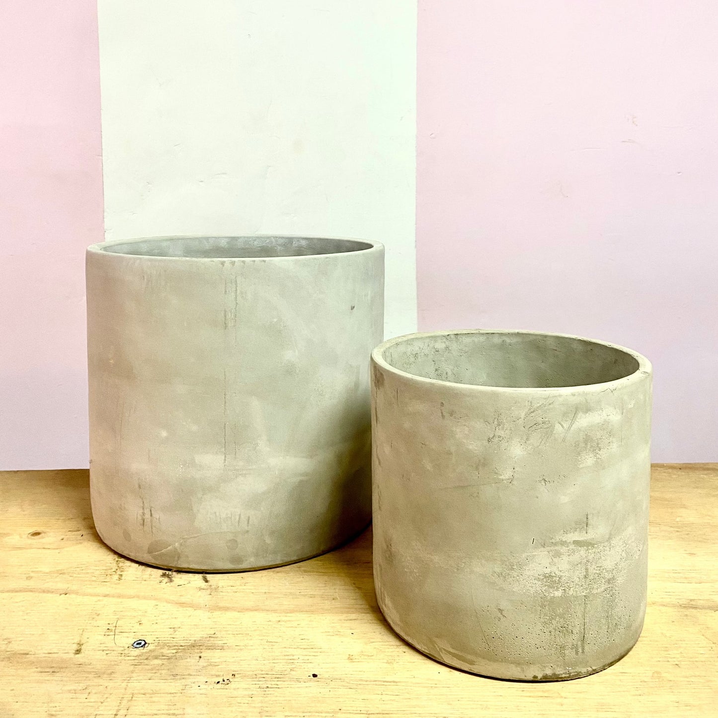 Concrete Cylindrical Pot
