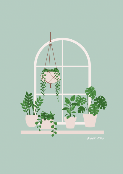 Glasshouse Greeting Card