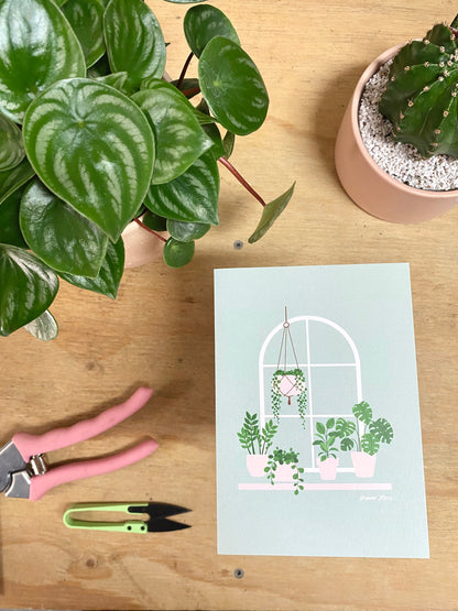 Glasshouse Greeting Card