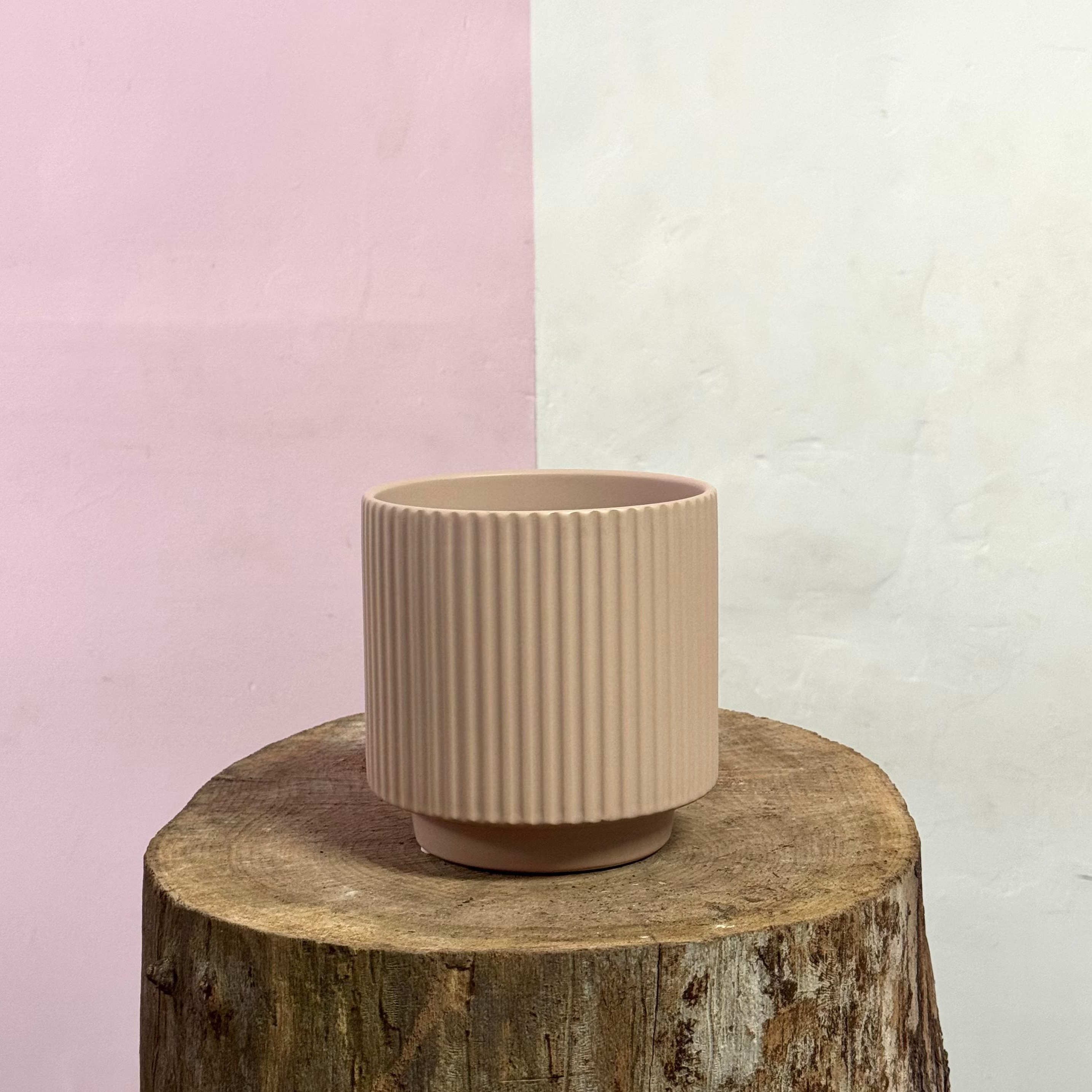 米克諾斯花盆 - 淺粉紅色